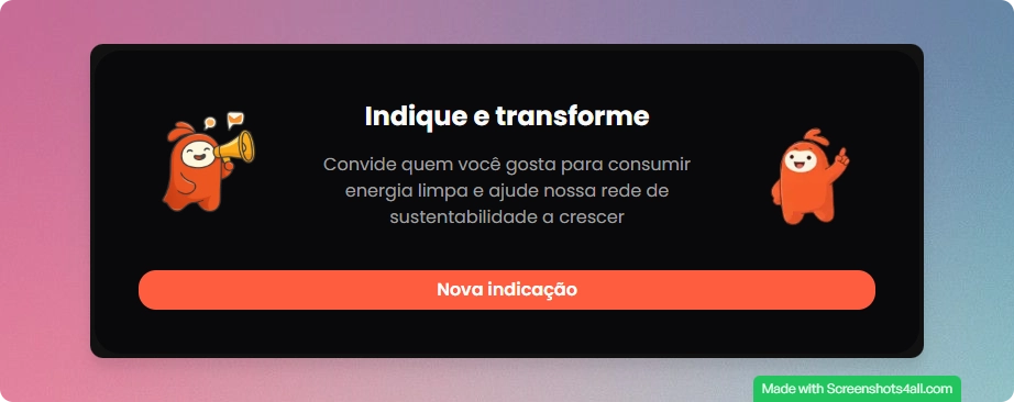 Formulário de indicação